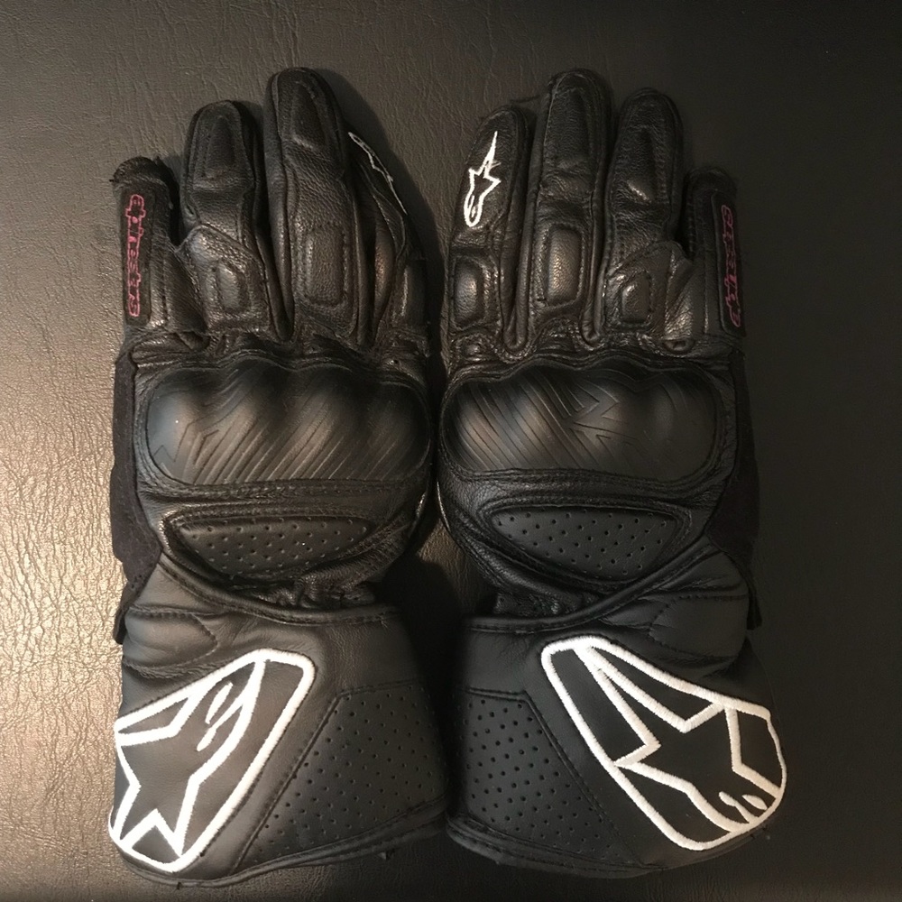 Alpinestars Stella motorcycle leather gloves